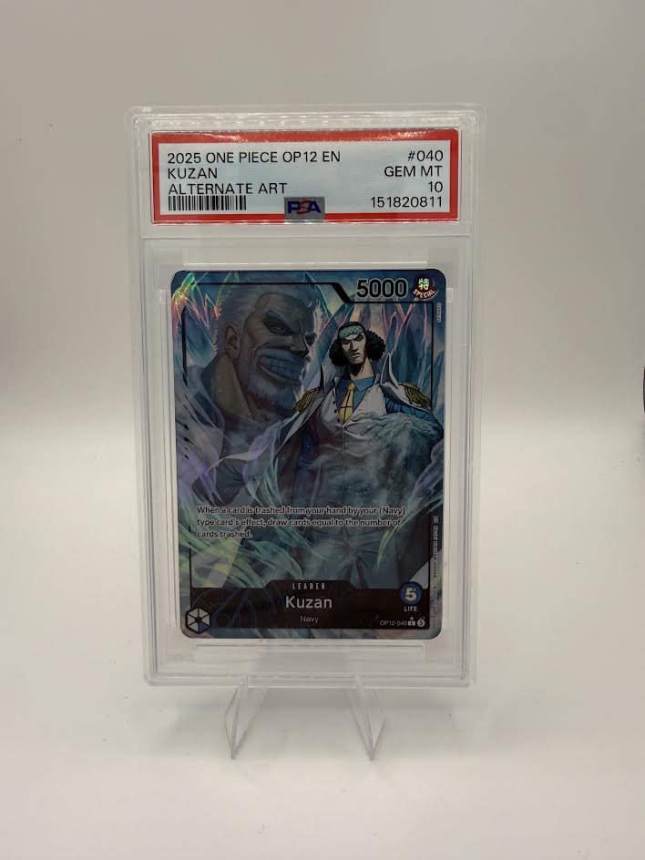 Kuzan OP12-040 Alternate Art Leader β Legacy of the Master β PSA 10