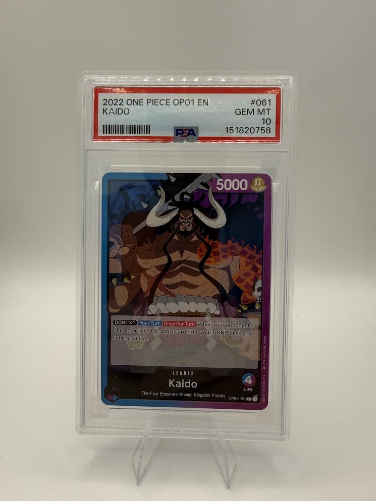 Kaido OP01-061 Pre-Errata β Romance Dawn β PSA 10