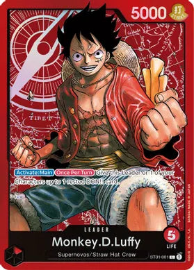 Monkey D. Luffy (001) - Starter Deck 1: Straw Hat Crew (ST-01)