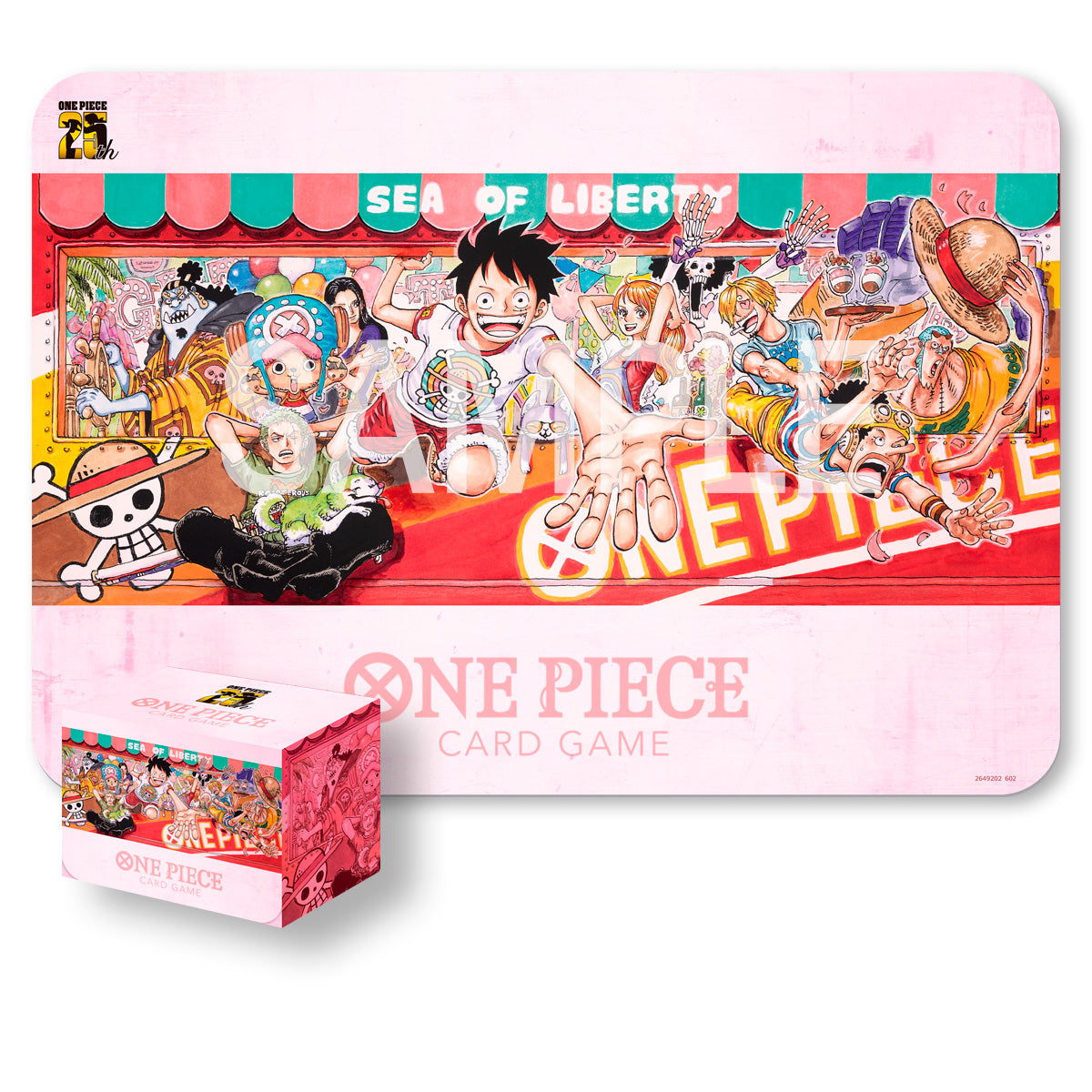 ONE PIECE CARD GAME Playmat and Card Case Set -25th Edition- SEALED