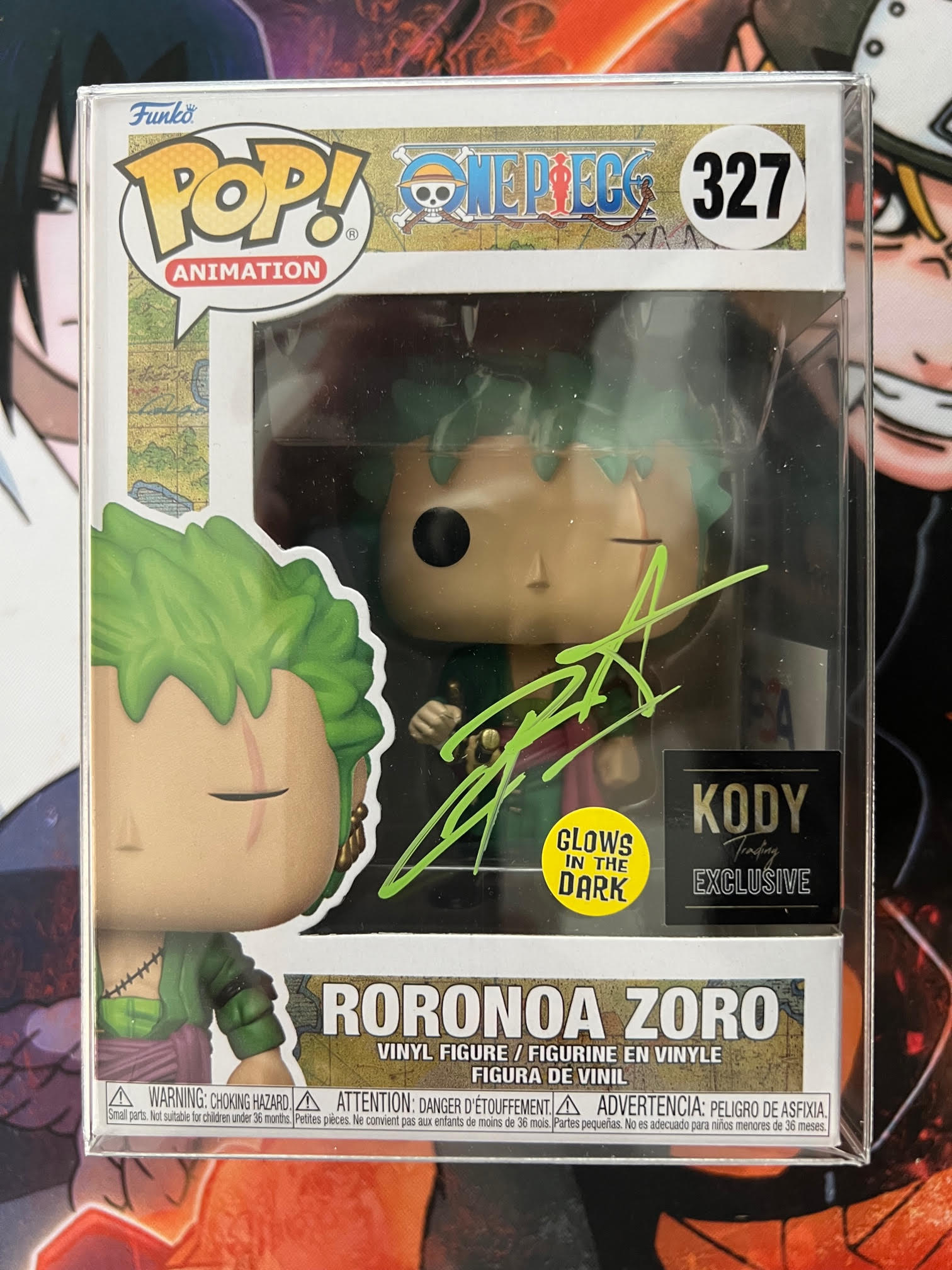 Funko Pop! One Piece: Roronoa Zoro (GITD) (Kody Exclusive) (Signature –  Seraph Collectibles