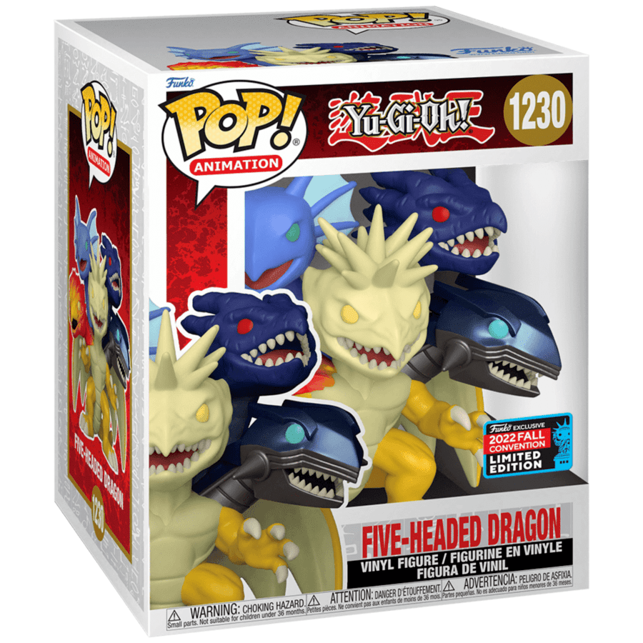 Funko Pop! Yugioh: Five-Headed Dragon (Shared Sticker) #1230 (Damaged)