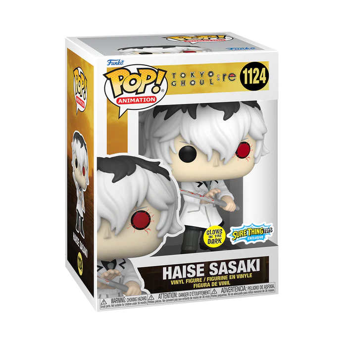 Funko Pop! Tokyo Ghoul Re: Haise Sasaki (Sure Thing Toys) (GITD) #1124