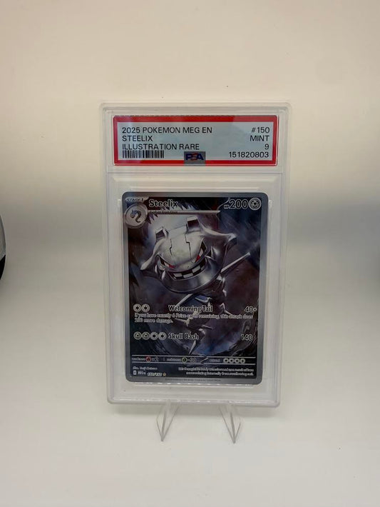 Steelix #150 Illustration Rare – Mega Evolution – PSA 9