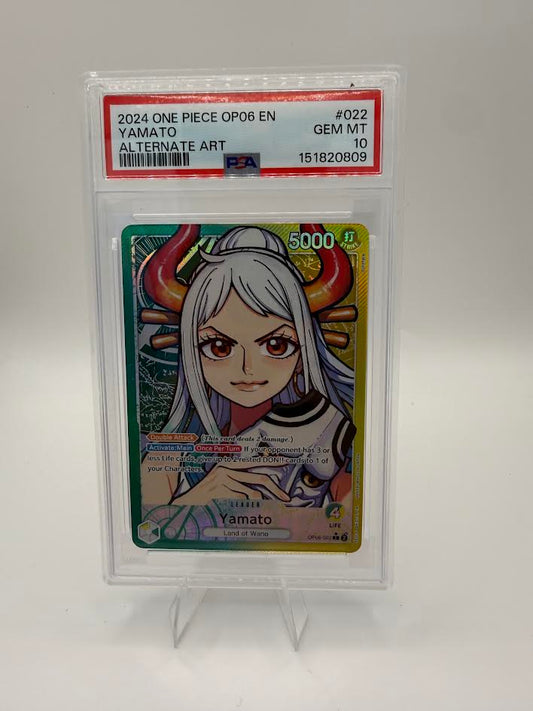 Yamato OP06-022 Alternate Art Leader – Wings of the Captain – PSA 10