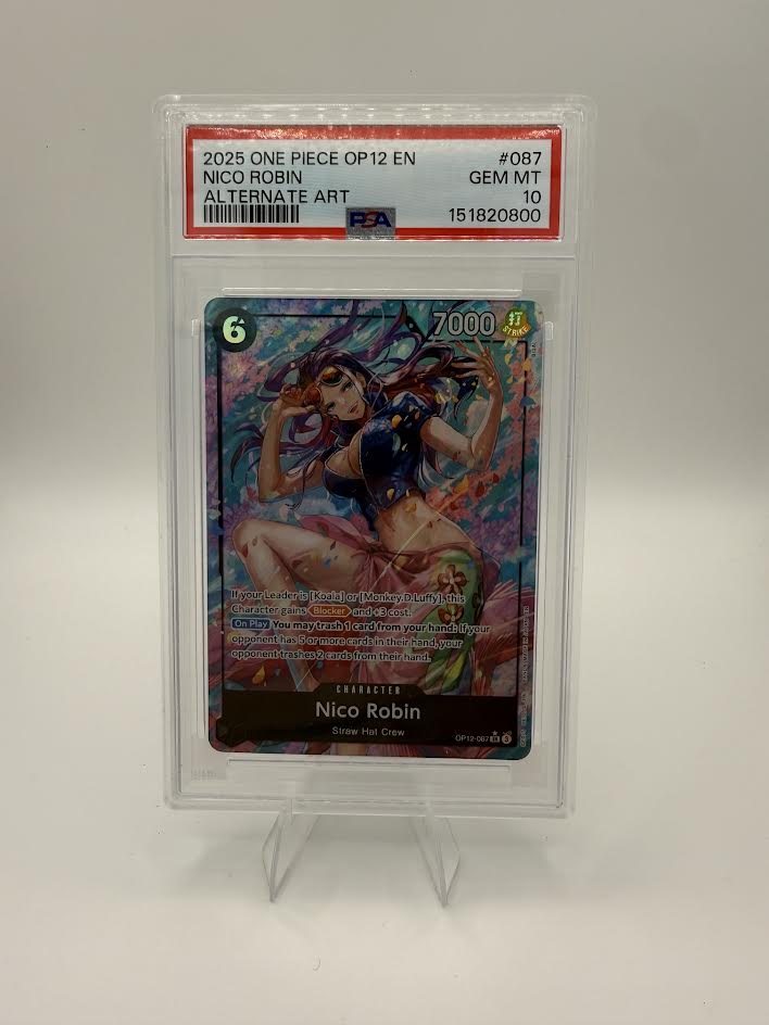 Nico Robin OP12-087 Alternate Art – Legacy of the Master – PSA 10