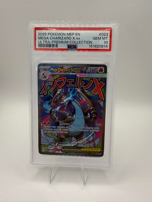 Mega Charizard X ex #023 – Ultra-Premium Collection – PSA 10