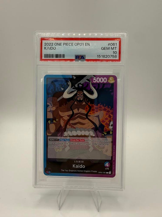 Kaido OP01-061 Pre-Errata – Romance Dawn – PSA 10