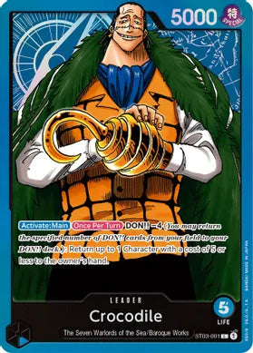 Crocodile (001) - Starter Deck 3: The Seven Warlords of The Sea (ST-03)