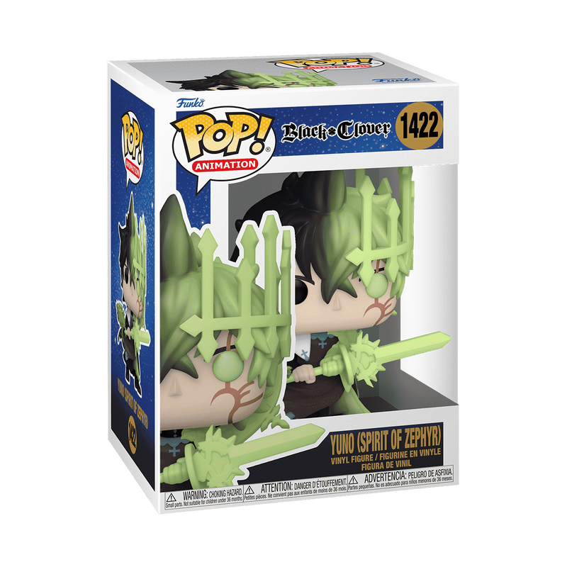 Funko Pop! Black Clover: Yuno (Spirit of Zephyr) #1422