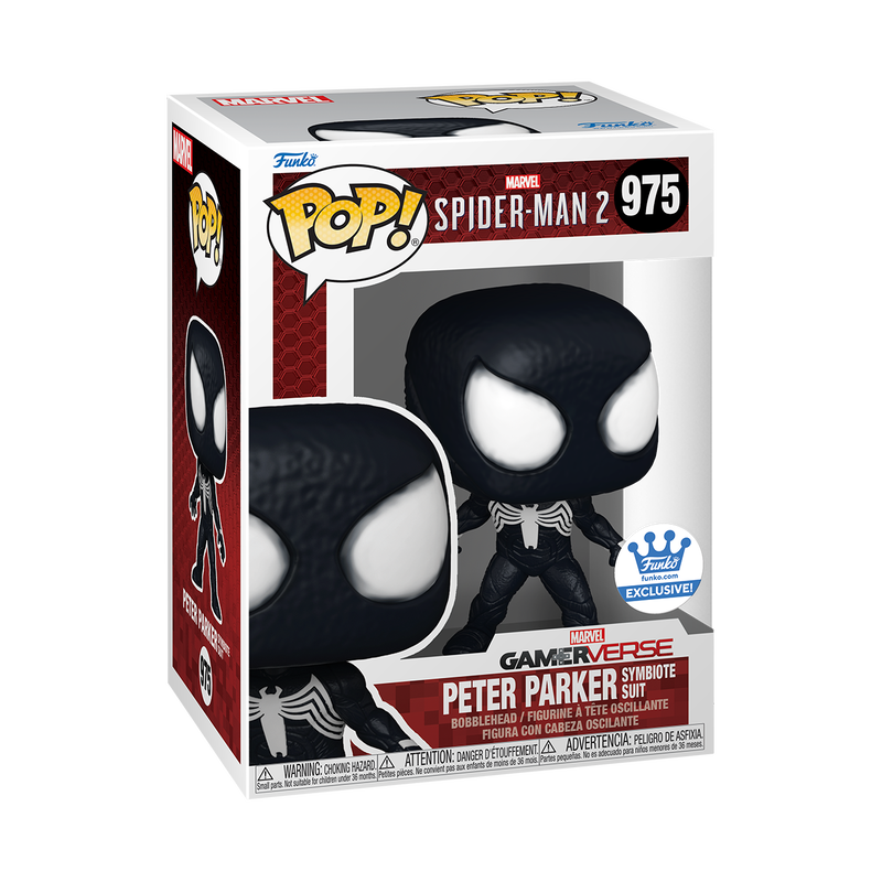 Funko Pop! Marvel: Peter Parker Symbiote Suit (Funko Shop) 975