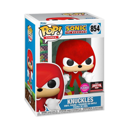 Funko Pop! Sonic the Hedgehog: Knuckles (Flocked) (Target con)