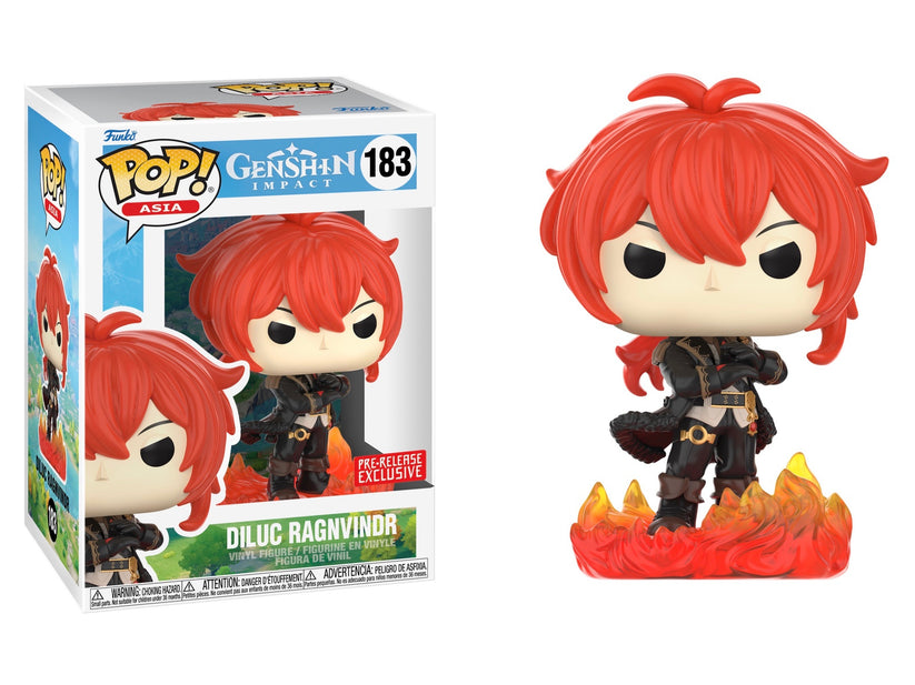 FUNKO POP! ASIA SDCC 2023 GENSHIN IMPACT DILUC RAGNVINDR Seraph