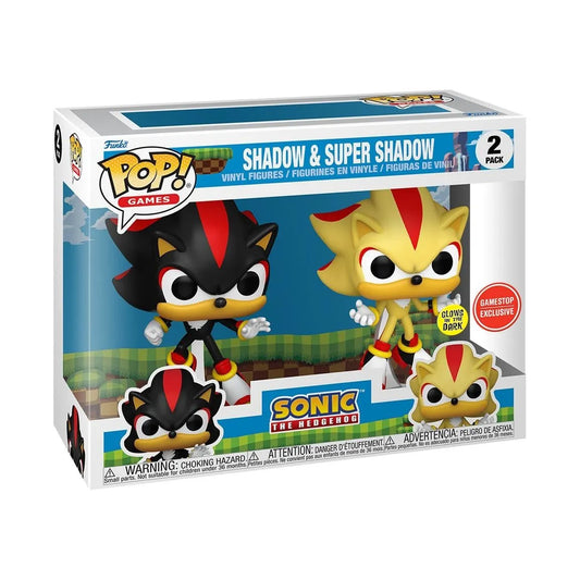 Funko Pop! Sonic the Hedgehog: Shadow & Super Shadow (Gamestop)