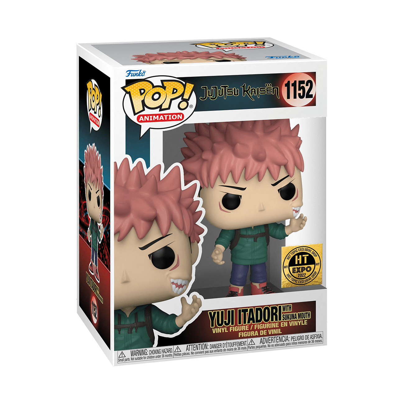Funko Pop! Jujutsu Kaisen: Yuji Itadori (Hot Topic Expo) #1152