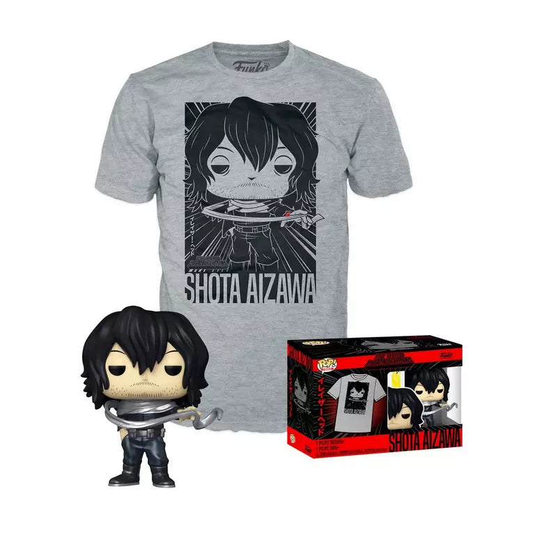 Funko Pop! Tees My Hero Academia: Shoto Aizawa w/ Shirt Medium