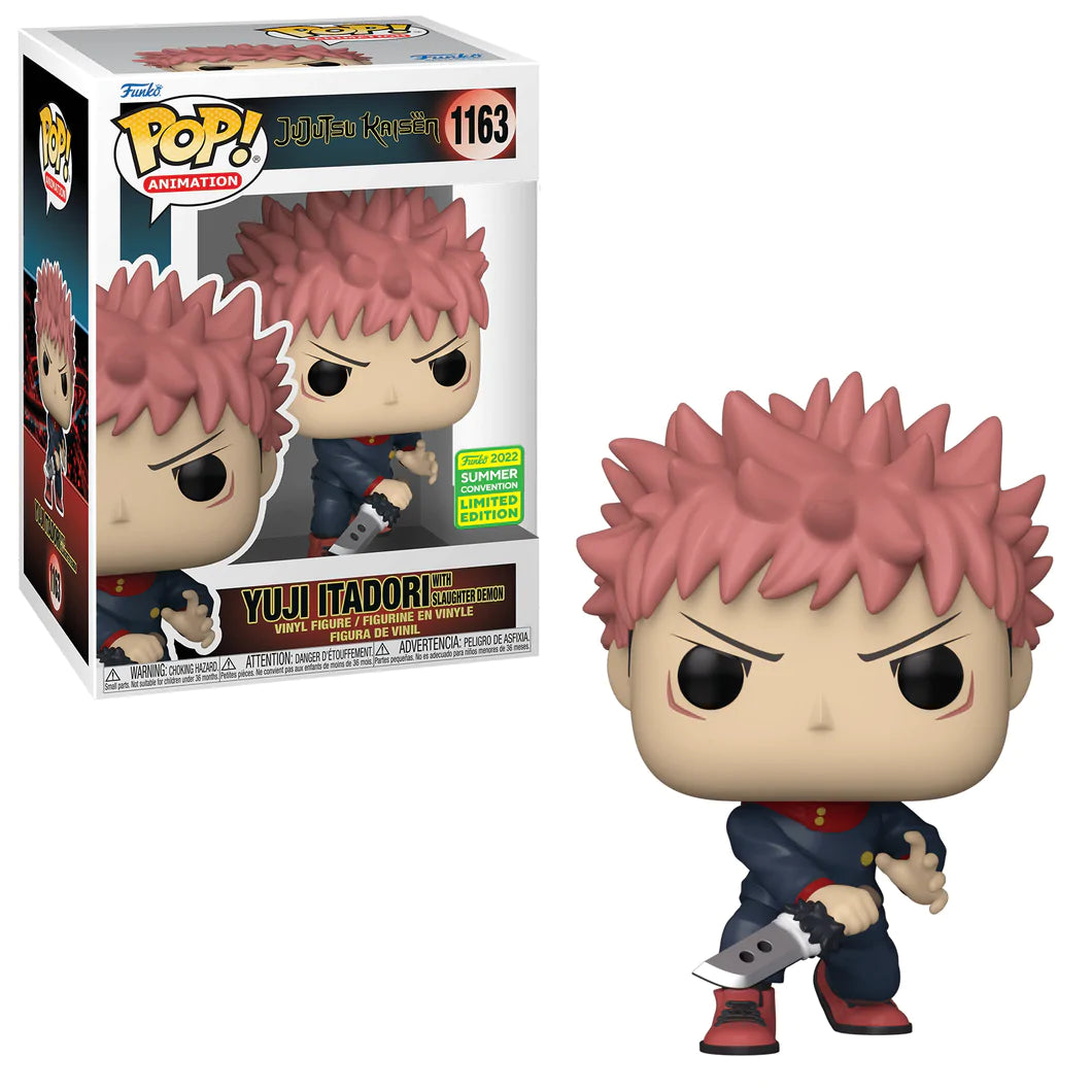 Funko Pop! Jujutsu Kaisen: Yuji Itadori w/ Slaughter Demon (SDCC 22 Shared Exclusive) #1163
